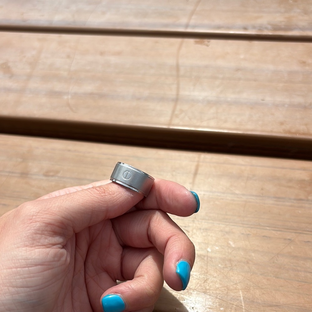 Sleek Silver Stainless Steel Modern Ring